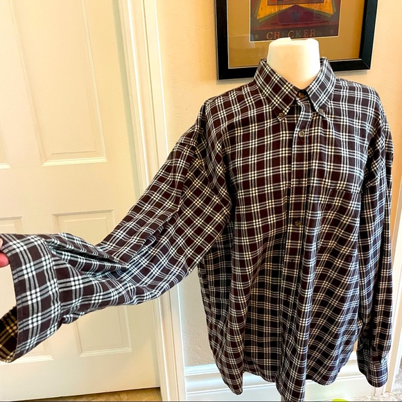 J Crew Men’s flannel button down long sleeve shirt XL - Picture 6 of 6